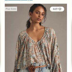 Anthropologie blouse 3x